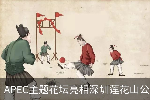 APEC主题花坛亮相深圳莲花山公园